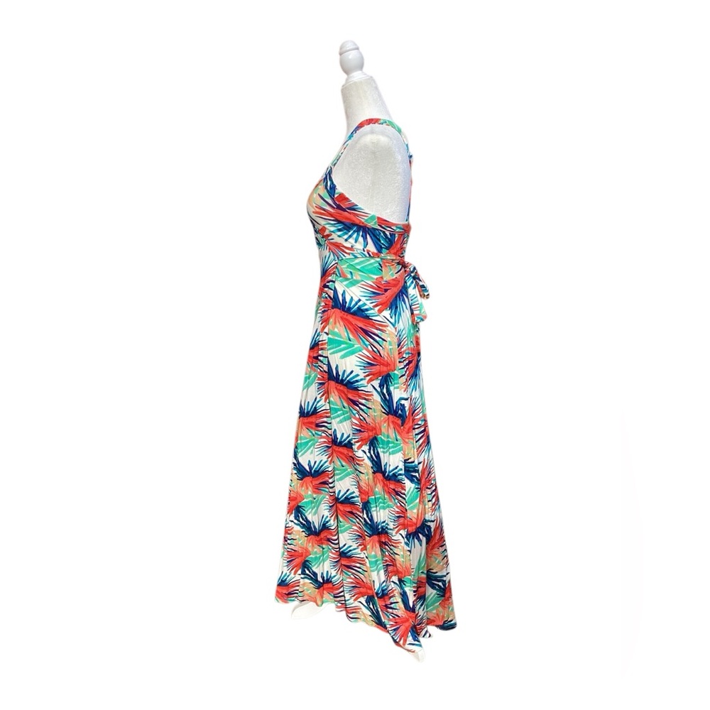Karina Grimaldi Tropical Print Maxi wrap Dress - Picture 6 of 12